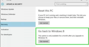 Cara Uninstal Windows 10 dan Kembali ke Windows 7 atau Windows 8