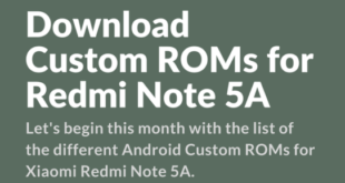 Flashing Xiaomi Redmi Note 5A (Ugg Lite)