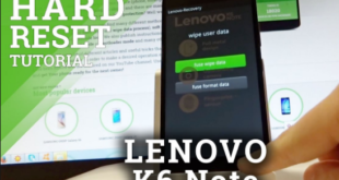 Hard Reset Lenovo K6 Note