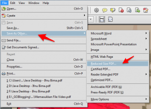 Kompres File PDF Menggunakan Adobe Acrobat Pro