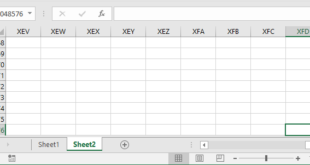 Pengertian Worksheet Microsoft Excel