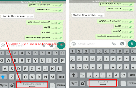 Begini Cara Menulis Teks Arab di WhatsApp Dengan Mudah