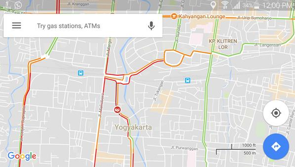Cara Melihat Kemacetan Jalan di Google Maps Dengan Mudah