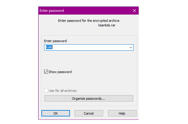 Mengatasi File RAR Corrupt Ketika Akan di Ekstrak - Password RAR Salah