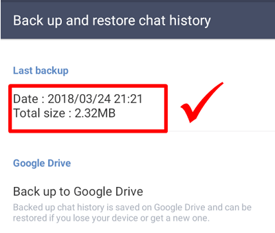 Cara Backup Chat Line ke Google Drive Dengan Mudah
