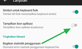 Cara Menampilkan Ikon Aplikasi Google Keyboard yang Hilang