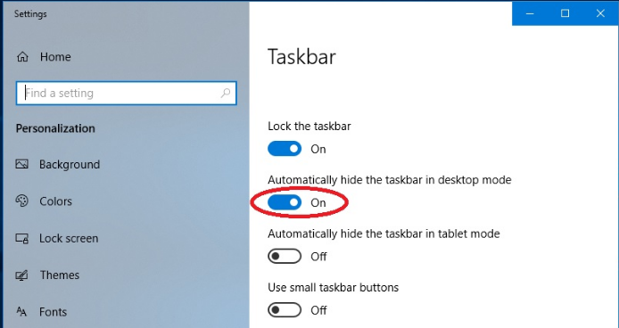 Cara Mengatur Auto Hide Taskbar di Windows 10 Dengan Mudah