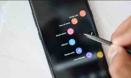 Cara Screenshot Samsung Galaxy Note 9 Dengan S-Pen