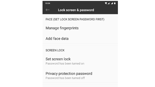 Mengaktifkan Face Unlock Redmi 5 Plus
