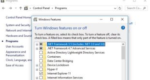 Cara Install Net Framework di Windows 10 Secara Offline