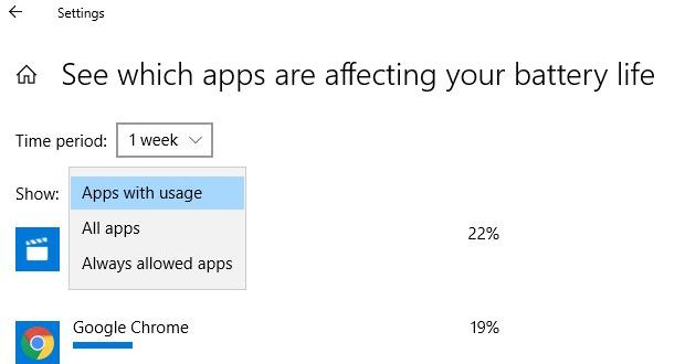 Cara Mudah Mengetahui Aplikasi Penyebab Boros Baterai di Windows 10