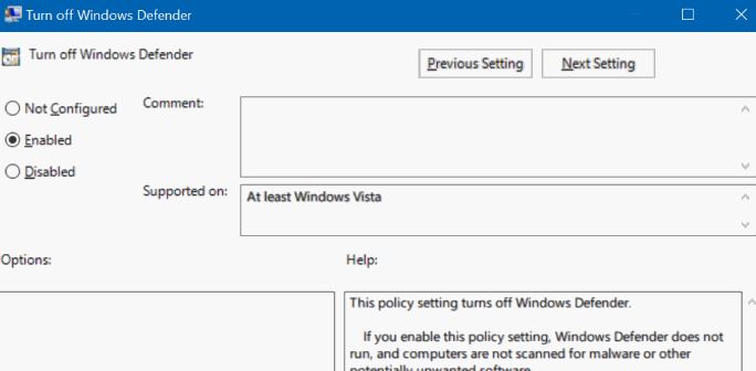 Cara Menonaktifkan Windows Defender di Windows 10 Secara Permanen