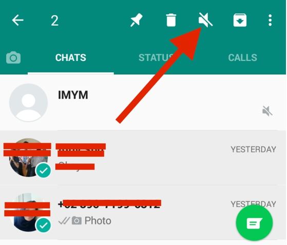 Cara Menyembunyikan Pemberitahuan WhatsApp Dengan Opsi Mute
