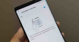 Cara Screenshot Samsung Galaxy A9 2018 Menggunakan Fitur Palm Swipe to Capture