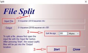 HJ Split Splitting Large File