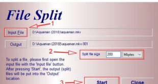 Cara Memecah atau Membagi File Besar Menjadi Beberapa File Dengan Menggunakan HJ-Split