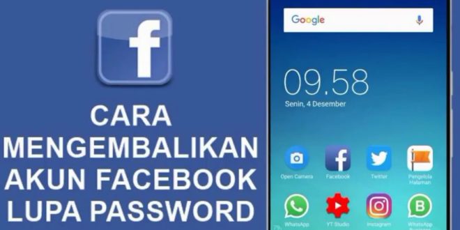 Cara Mengatasi Lupa Password Facebook Terbaru dan Lengkap