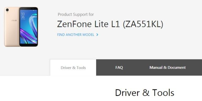 Cara Membuka Bootloader Asus ZenFone Live (L1) ZA550KL Terbaru