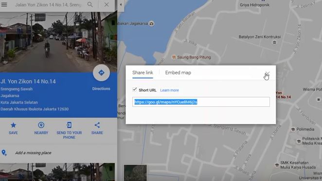 Cara Scan Barcode Google Maps di Undangan