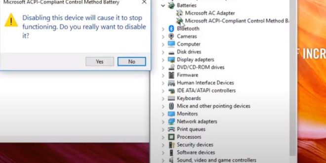 Cara Menampilkan Icon Baterai di Laptop yang Hilang