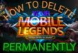 Cara Menghapus Akun Mobile Legend