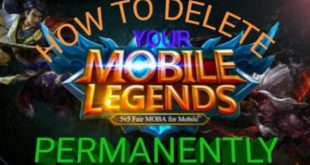 Cara Menghapus Akun Mobile Legend