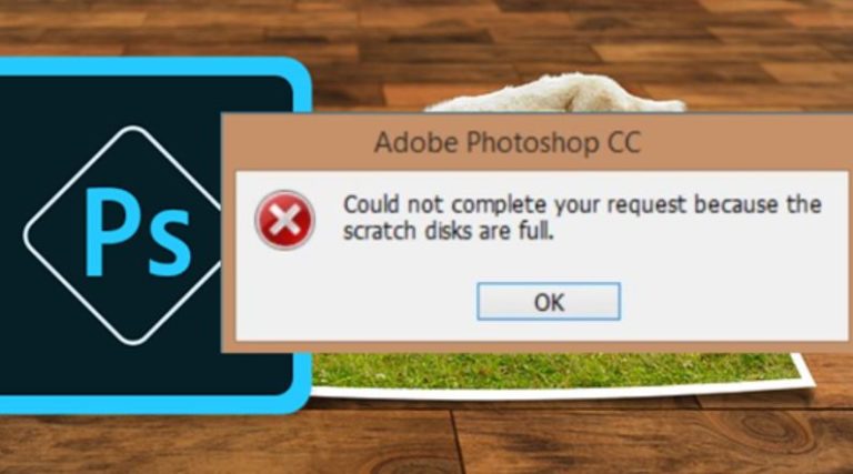 Scratch disks are full photoshop что делать