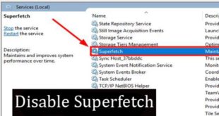Cara Mematikan Superfetch di Windows 10 Agar Laptop Tidak Lambat
