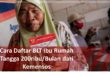 Cara Daftar BLT Ibu Rumah Tangga