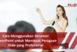 Cara Menggunakan Desainer PowerPoint untuk Membuat Peragaan Slide yang Profesional