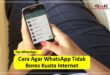 Cara Agar WhatsApp Tidak Boros Kuota Internet