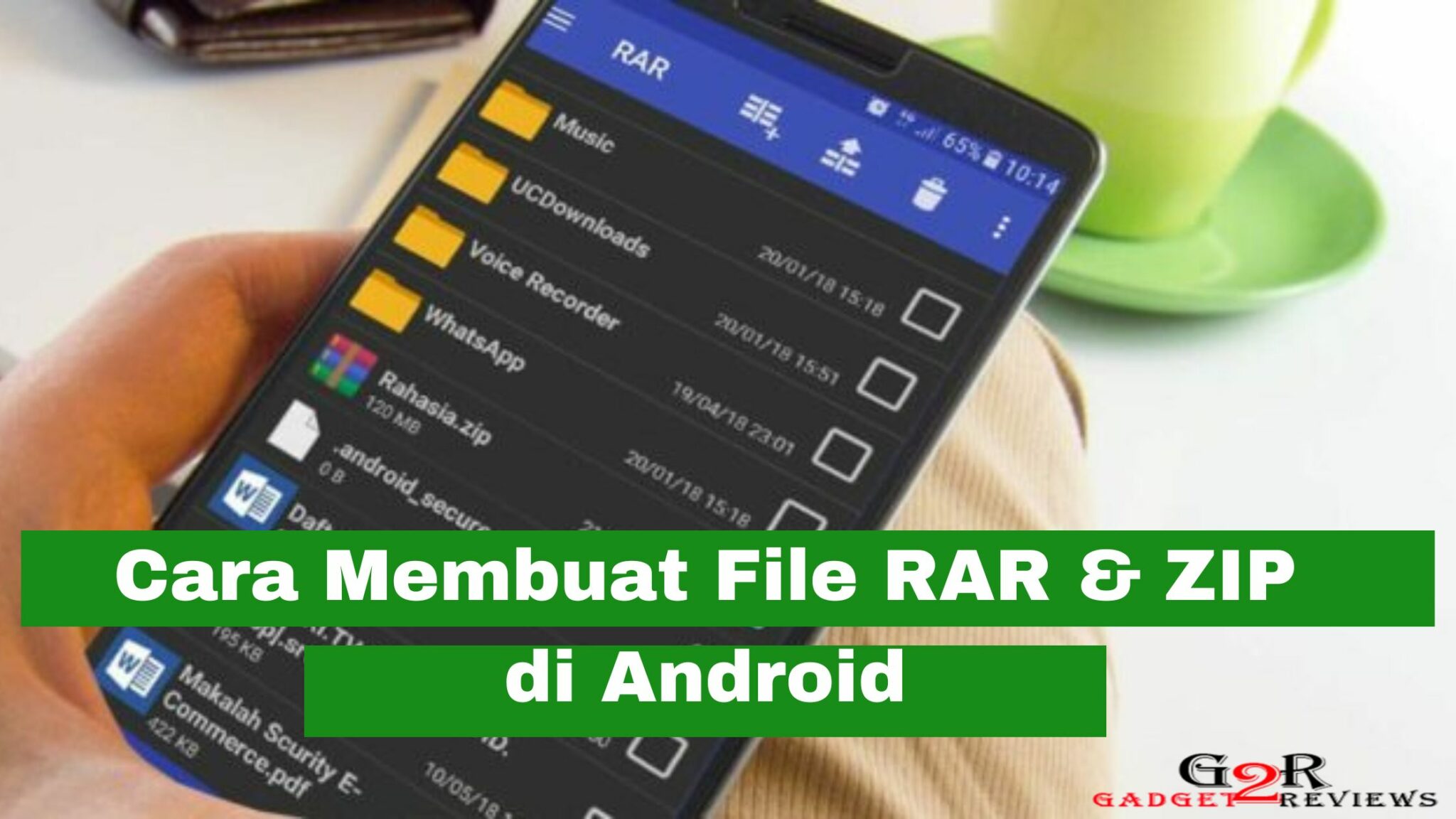 Cara Membuat File RAR dan ZIP di Android Tanpa Aplikasi