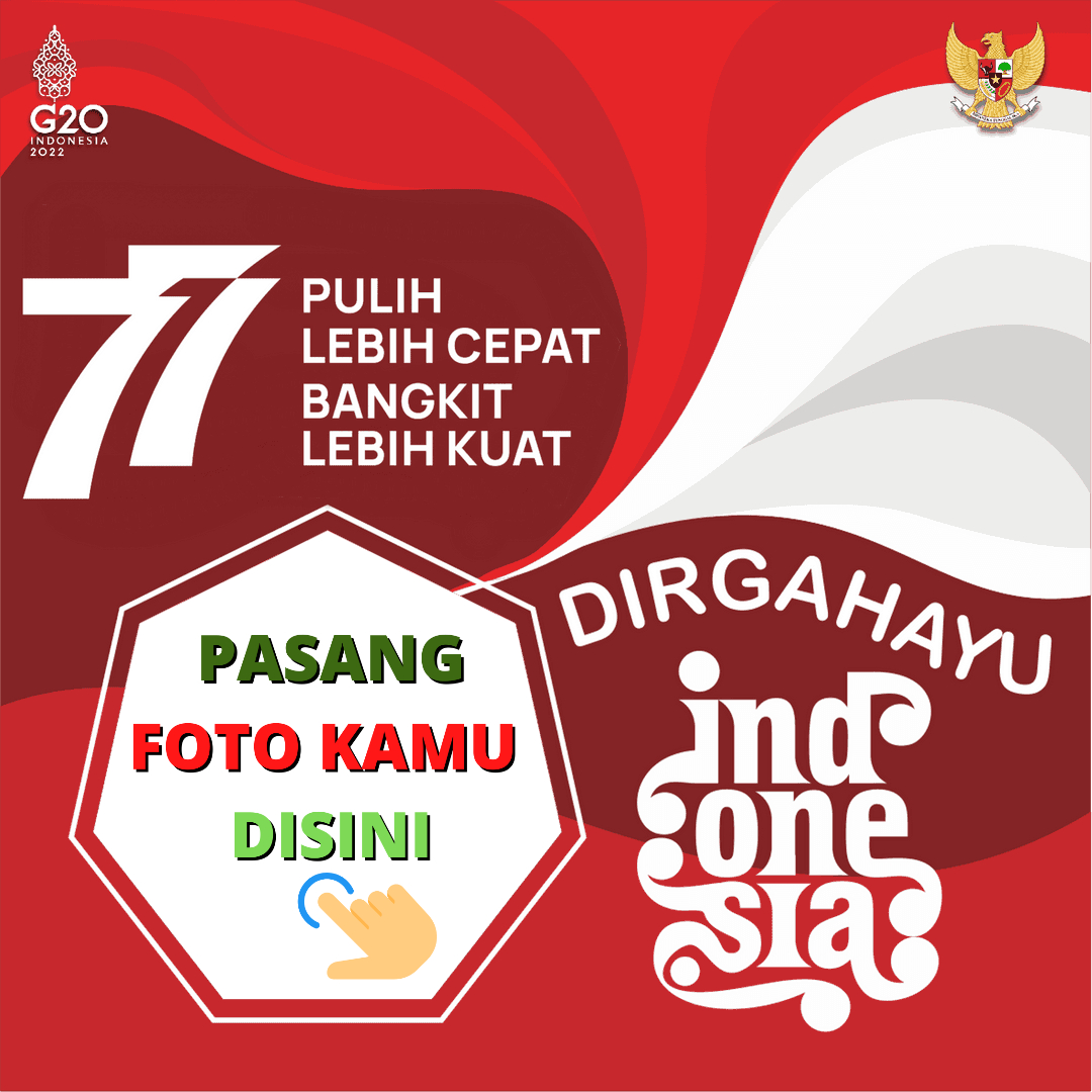 Cara Buat Dan Memasang Foto Twibbon Hut Ri Ke 77 17 Agustus 2022