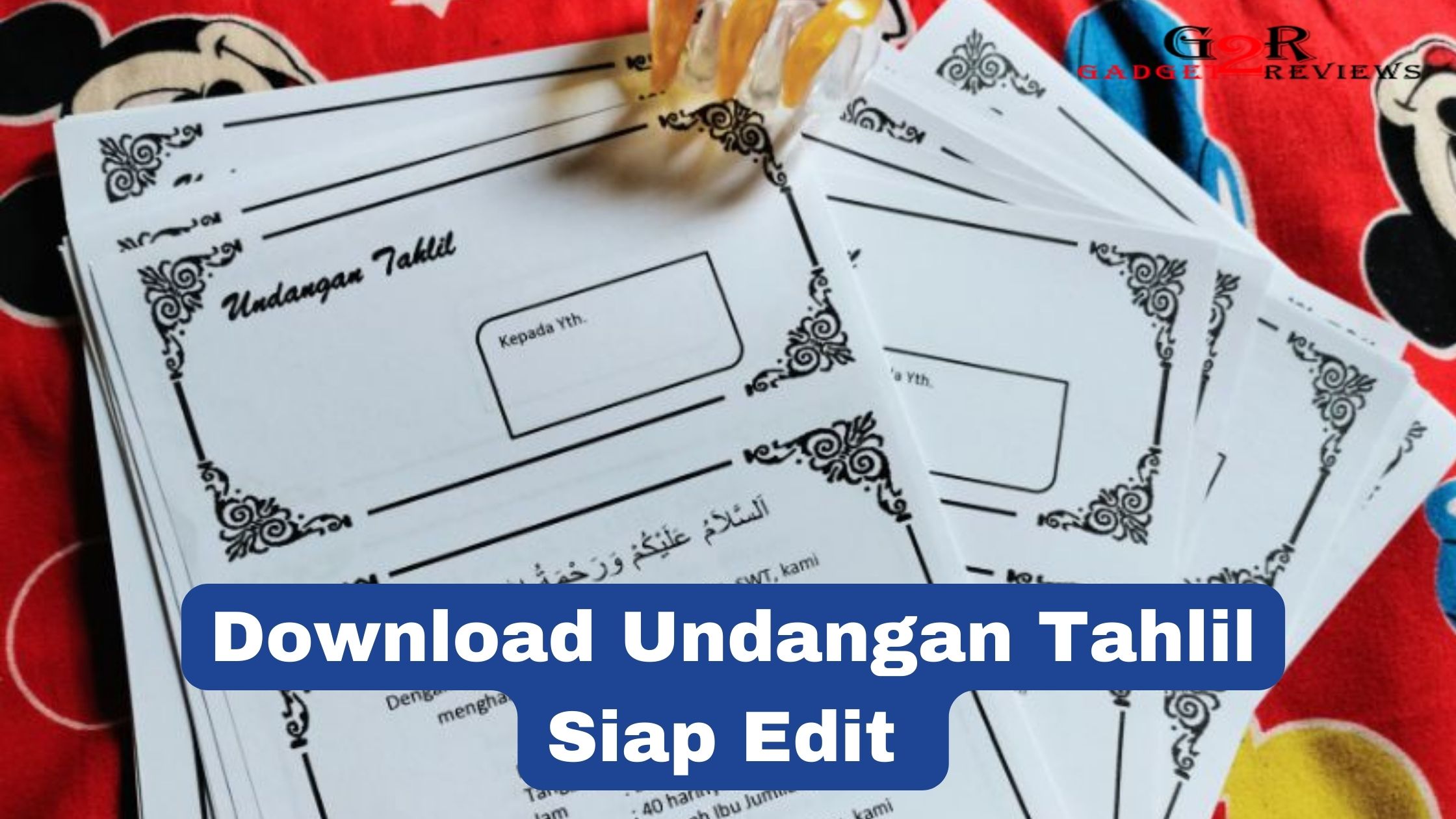 Download Undangan Tahlil Siap Edit Dengan Microsoft Word