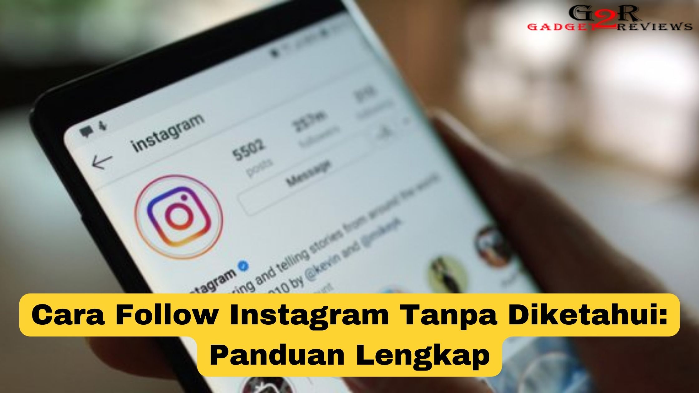 Cara Follow Instagram Tanpa Diketahui