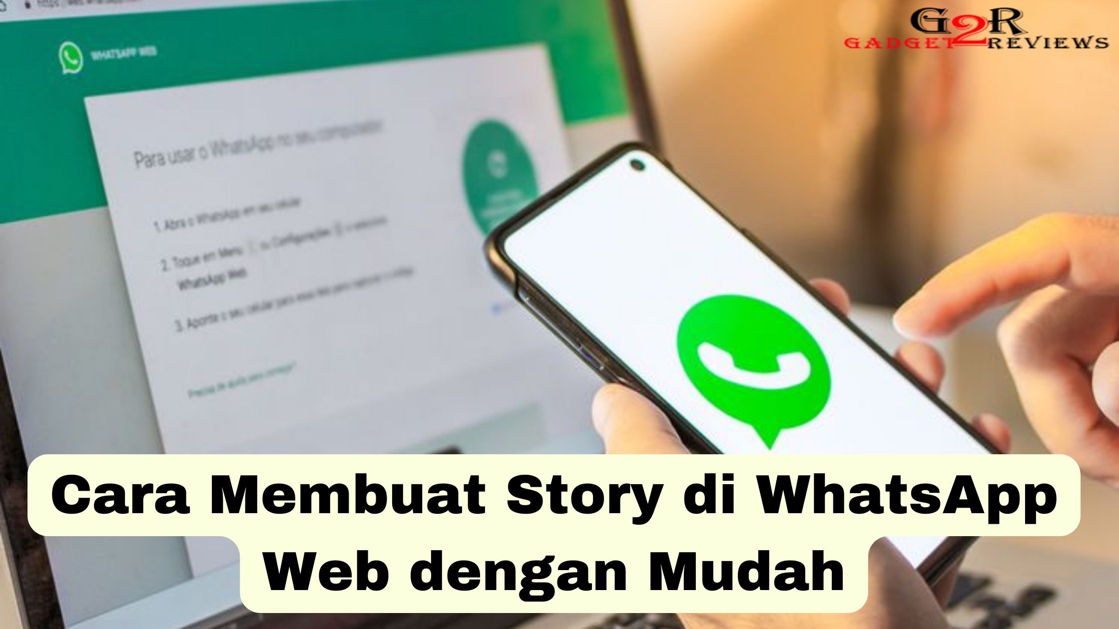 Cara Membuat Story di WhatsApp Web