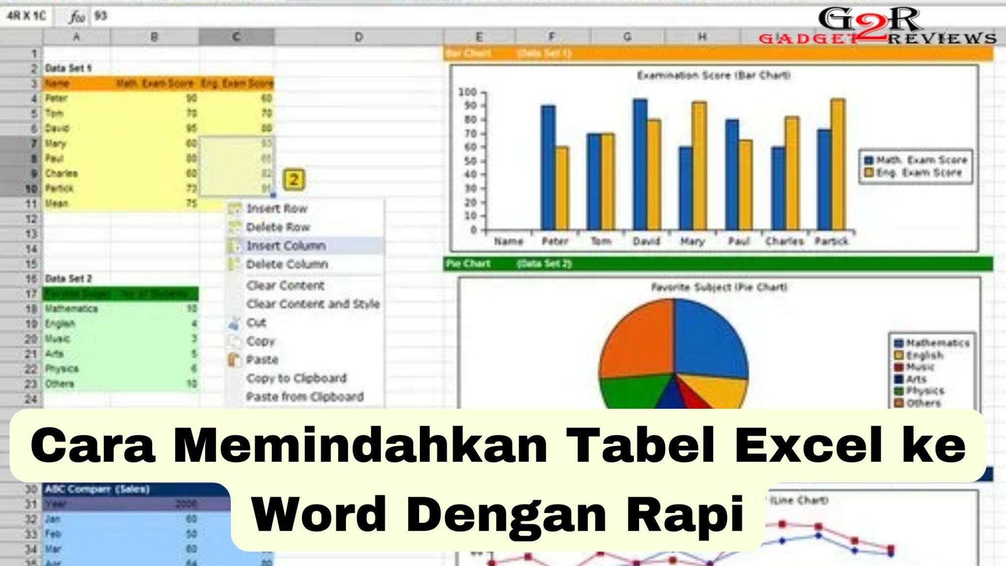 Cara Memindahkan Tabel Excel Ke Word Dengan Rapi Gadget Reviews Com