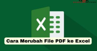 Cara Merubah File PDF ke Excel