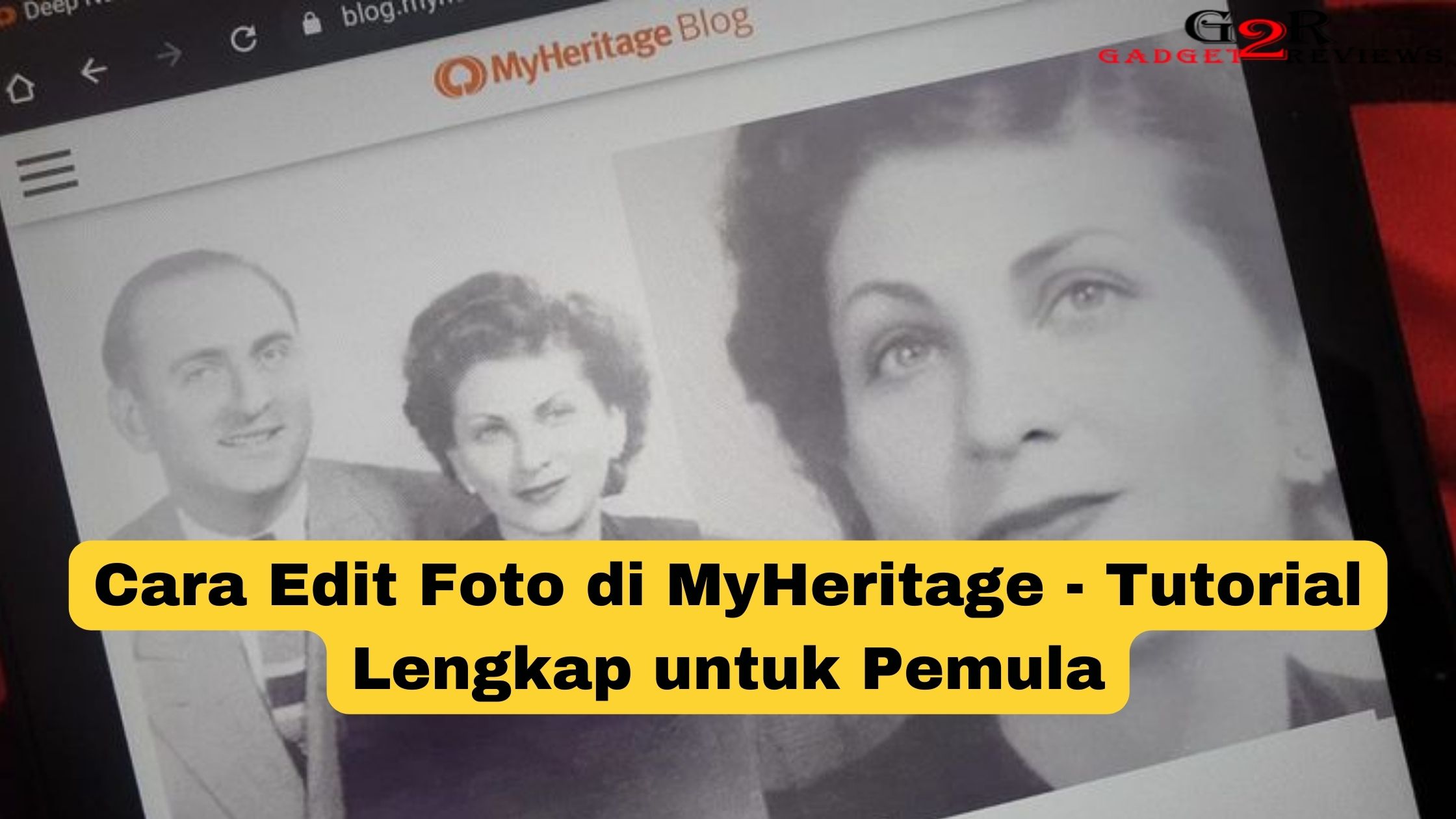 Cara Edit Foto di MyHeritage