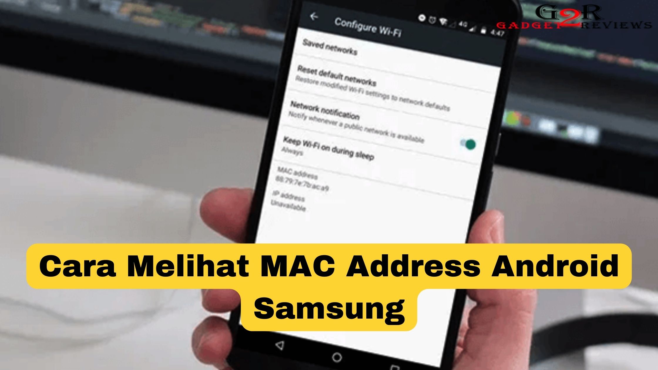 Cara Melihat MAC Address Android Samsung