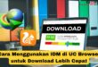 Cara Menggunakan IDM di UC Browser