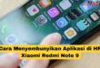 Cara Menyembunyikan Aplikasi di HP Xiaomi Redmi Note 9