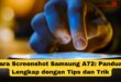Cara Screenshot Samsung A72