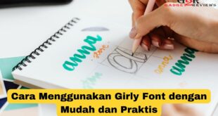Cara Menggunakan Girly Font