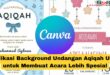 Aplikasi Background Undangan Aqiqah Unik