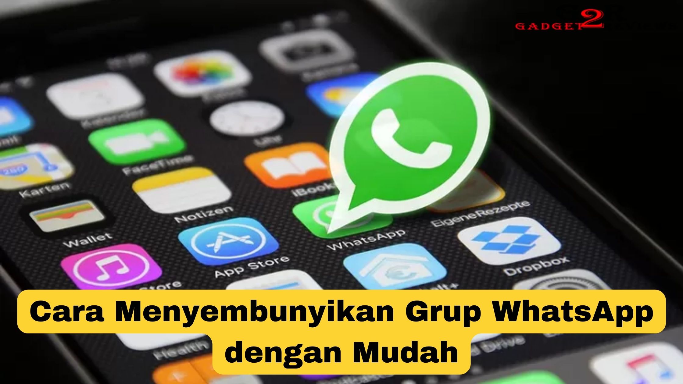 Cara Menyembunyikan Grup WhatsApp